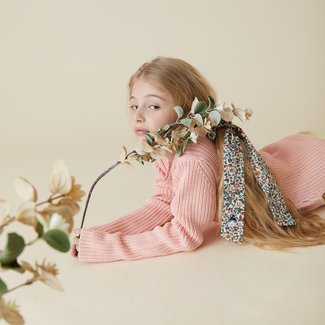 Knot Hairbands accessories OS Knot Hairbands Forest Floral Scrunchie
