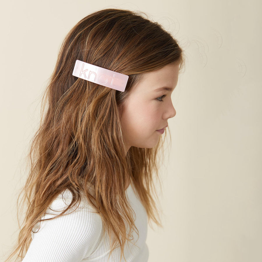 Knot Hairbands accessories OS Knot Hairbands Gemstone  Barrette // Peach Pink