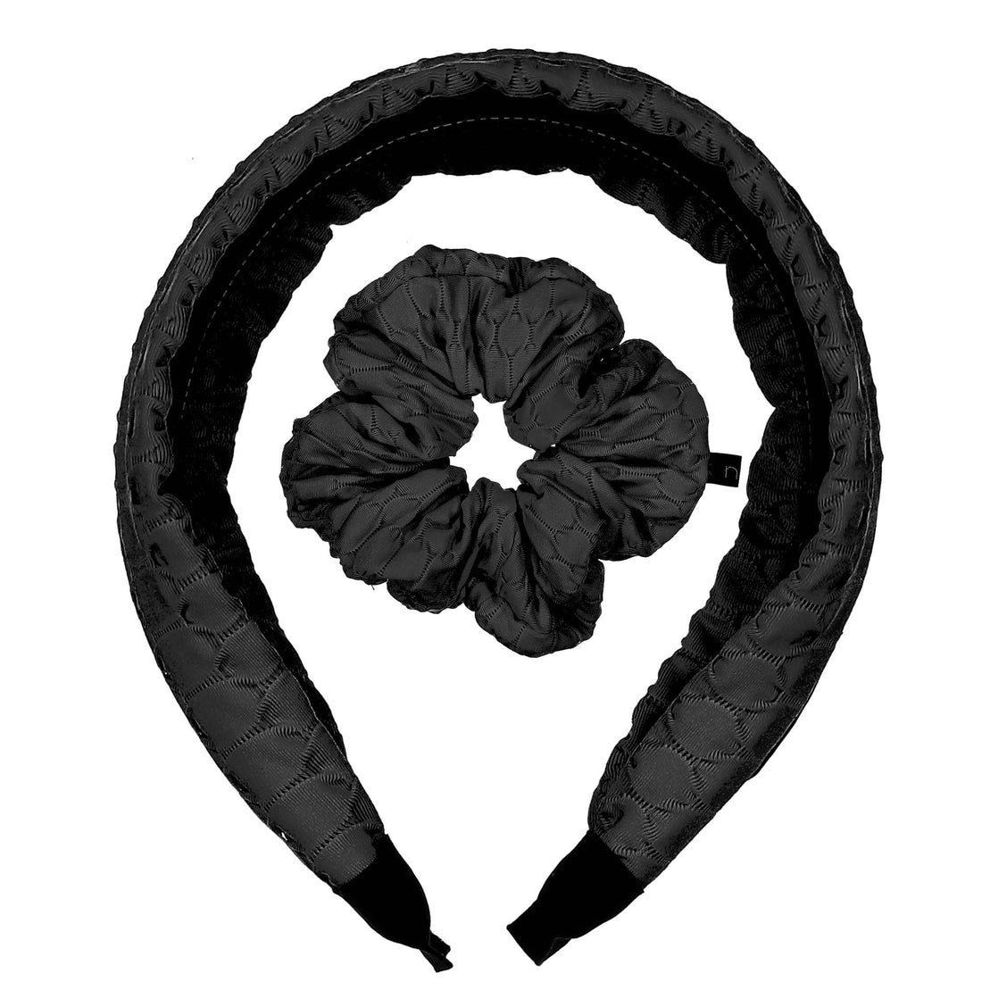 Knot Hairbands accessories OS Knot Hairbands Magic Headband + Scrunchie Set // Black
