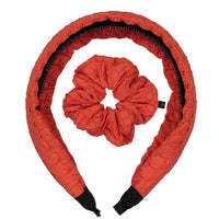 Knot Hairbands accessories OS Knot Hairbands Magic Headband + Scrunchie Set // Bright Red