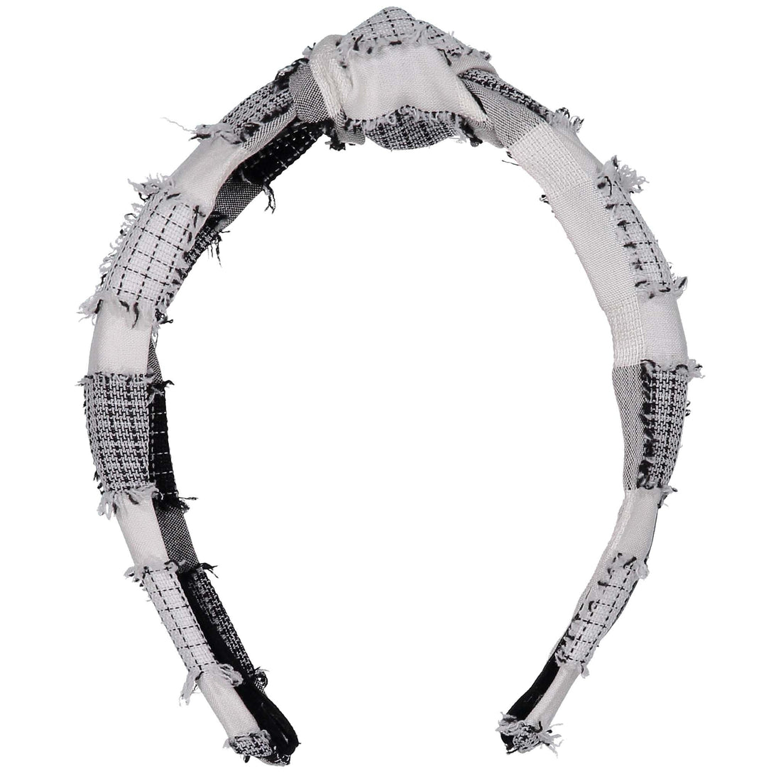 Knot Hairbands accessories OS Knot Hairbands Pixie Plaid Headband // Black Mix