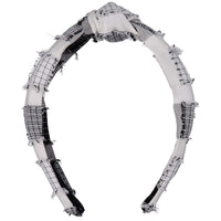 Knot Hairbands accessories OS Knot Hairbands Pixie Plaid Headband // Black Mix