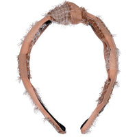 Knot Hairbands accessories OS Knot Hairbands Pixie Plaid Headband // Sunset Mix