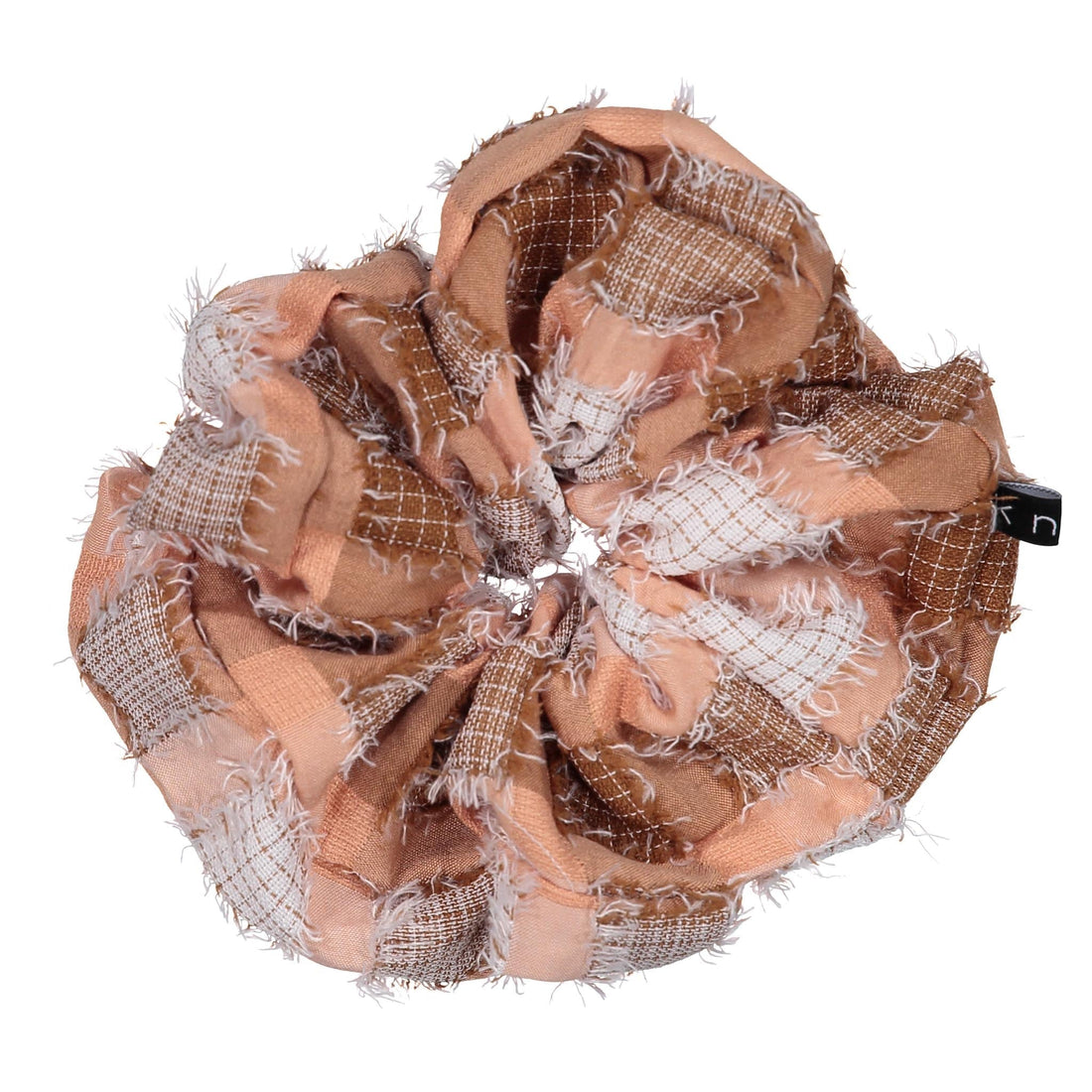 Knot Hairbands accessories OS Knot Hairbands Pixie Plaid Scrunchie // Sunset Mix