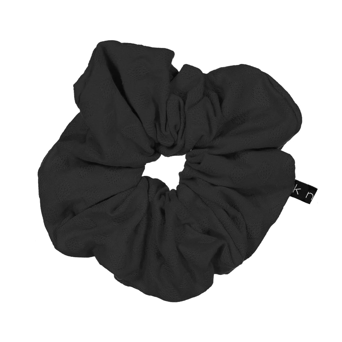 Knot Hairbands accessories OS Knot Hairbands Pod Jersey Scrunchie // Black