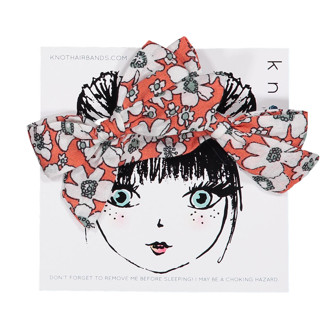 Knot Hairbands accessories OS Knot Hairbands Wildflower Mini Bow Clip Set // Red