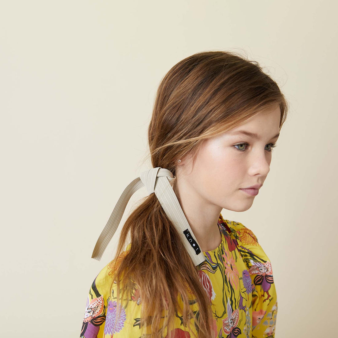Knot Hairbands accessories OS Knot Hairbands Woodland Hairtie // Stone
