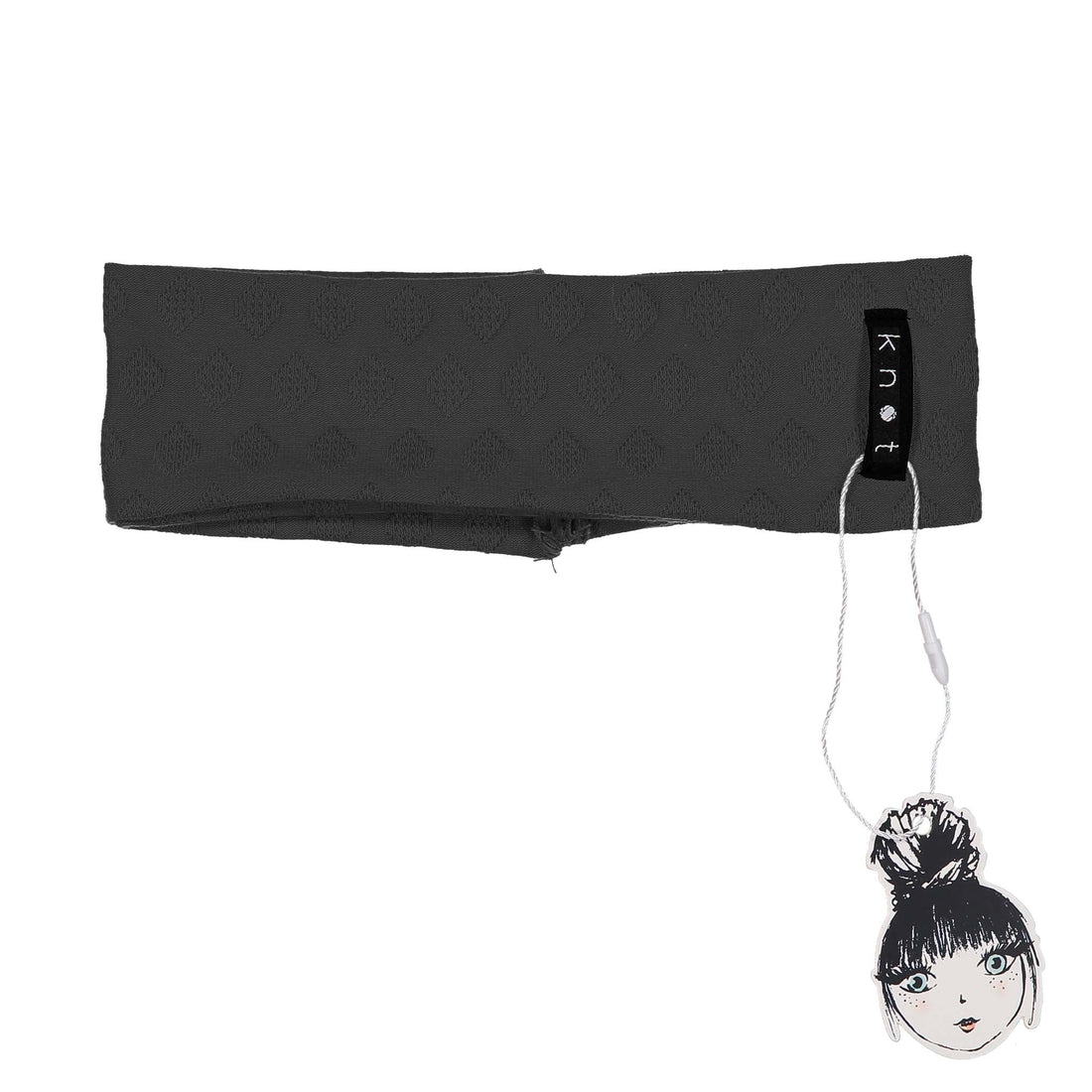Knot Hairbands accessories S Knot Hairbands Pod Jersey Headwrap // Black // Small