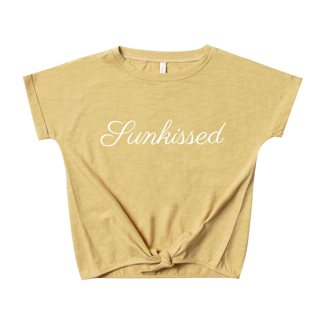 Rylee and Cru Citron Sunkissed Knotted Tee