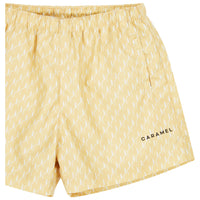 Caramel Buttercup Geo Print Kohlrabi Swim
