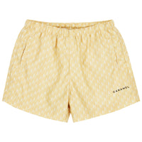 Caramel Buttercup Geo Print Kohlrabi Swim