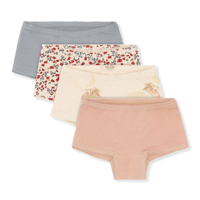 Konges Slojd accessories Konges Slojd Kitty 4 Pack Basic Hipsters