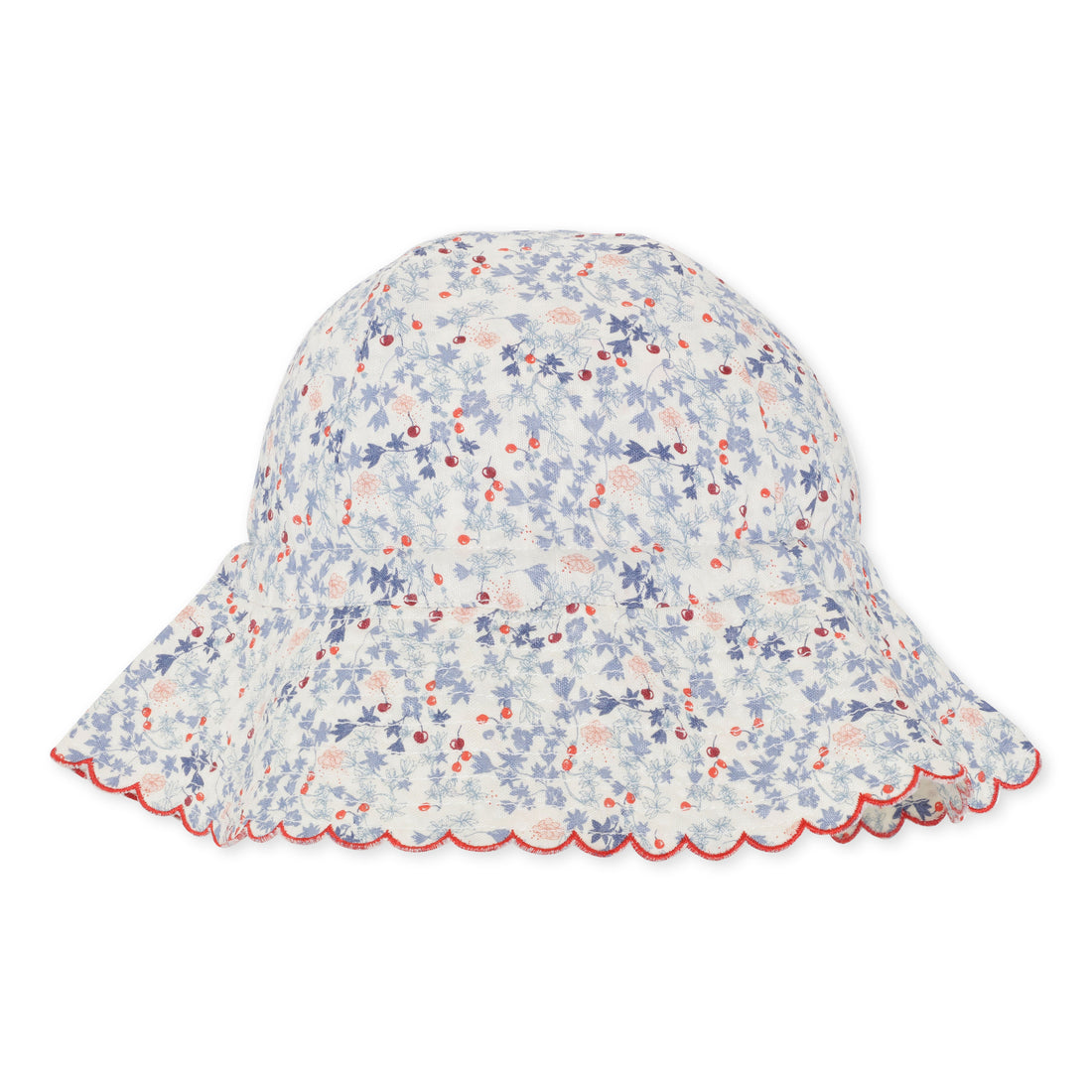 Konges Slojd accessories Konges Slojd Rose Hip Blue Bitsy Sunhat