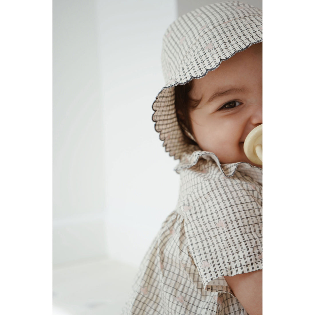 Konges Slojd accessories Konges Slojd Three Leaf Check Bitsy Sunhat