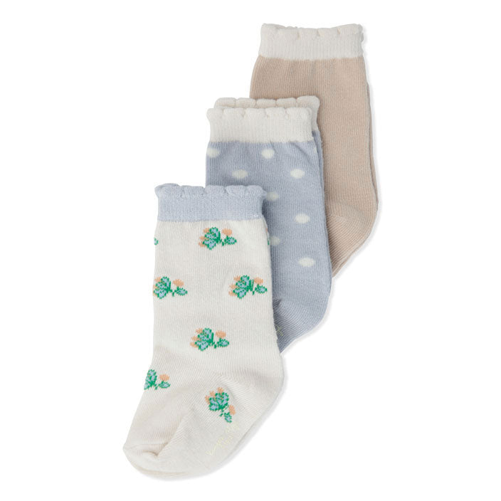 Konges Slojd accessories Konges Slojd Tuti 3-Pack Frill Flower Socks