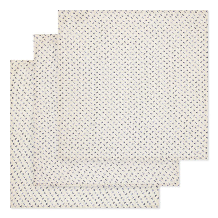 Konges Slojd accessories OS Konges Slojd Blue Bell 3 Pack Muslin Cloth