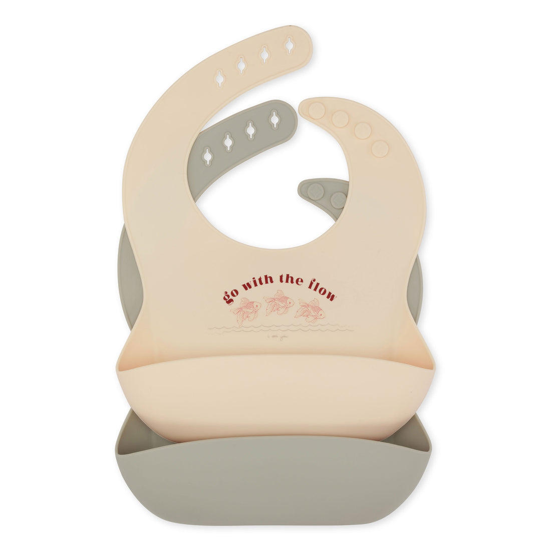 Konges Slojd accessories OS Konges Slojd Goldie 2 Pack Silicone Bib