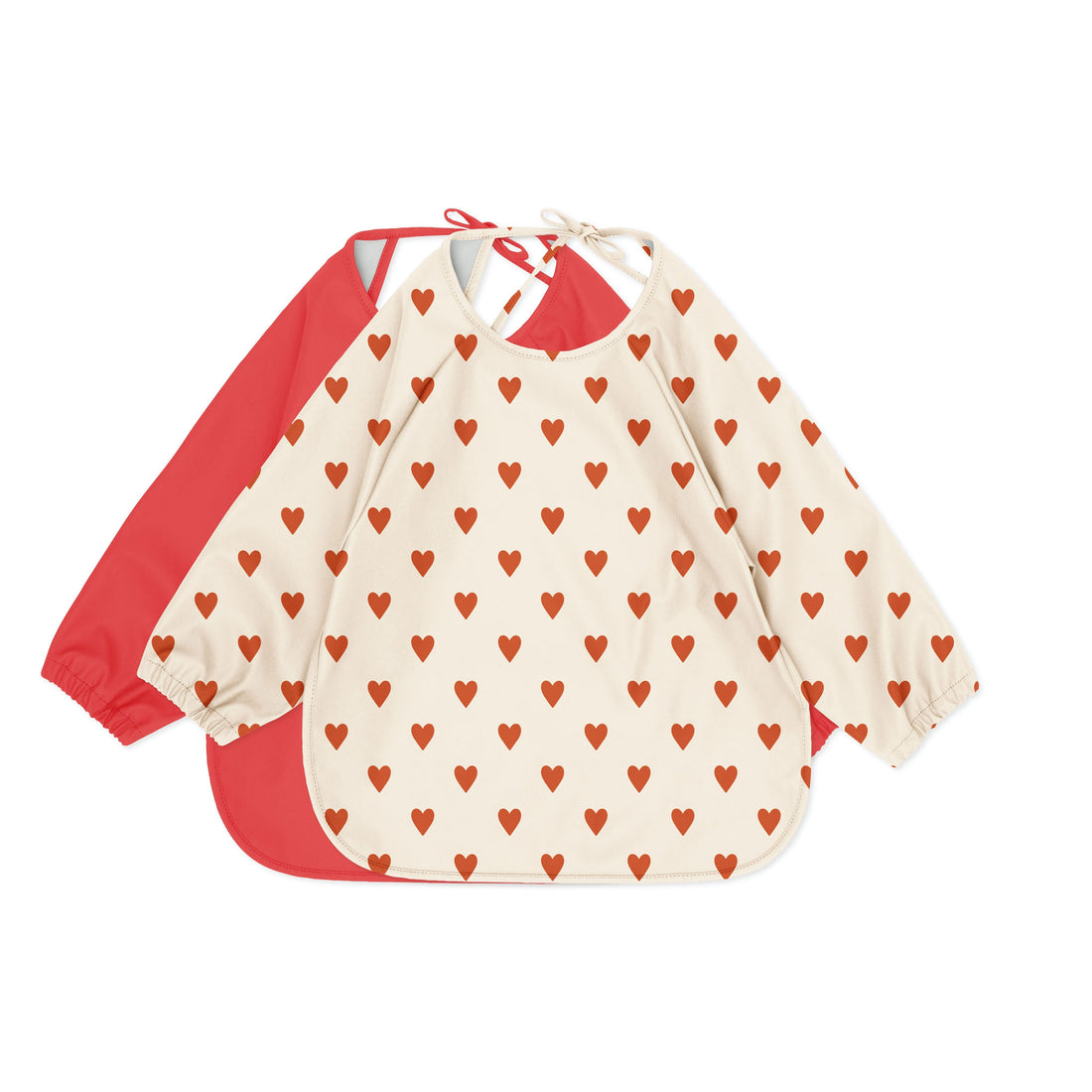Konges Slojd accessories OS Konges Slojd Mon Amour 2 Pack Dinner Bib With Sleeves