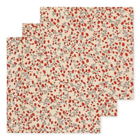 Konges Slojd accessories OS Konges Slojd Poppy 3 Pack Muslin Cloth