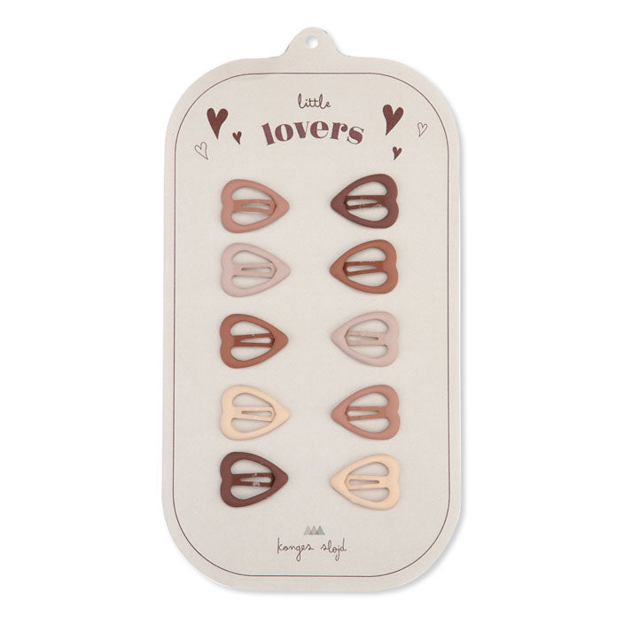 Konges Slojd accessories OS Konges Slojd Rosie Shades 10-Pack Baby Hair Clips Heart