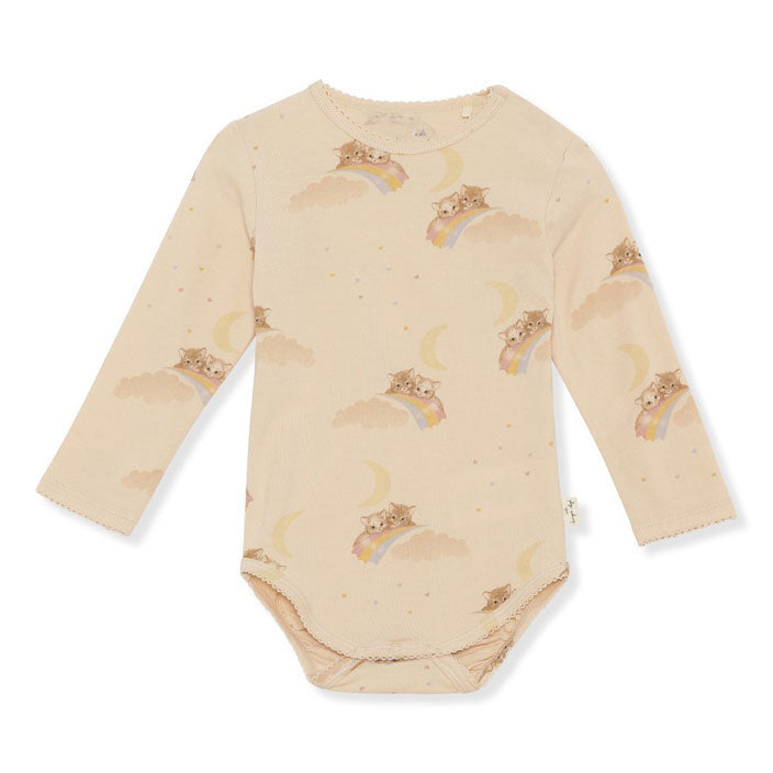 Konges Slojd bodysuits Konges Slojd Rainbow Kitty Basic Ls Body