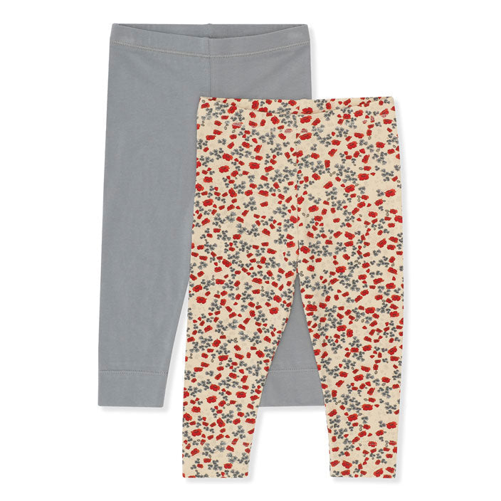Konges Slojd bottoms Konges Slojd Poppy 2 Pack Basic Leggings