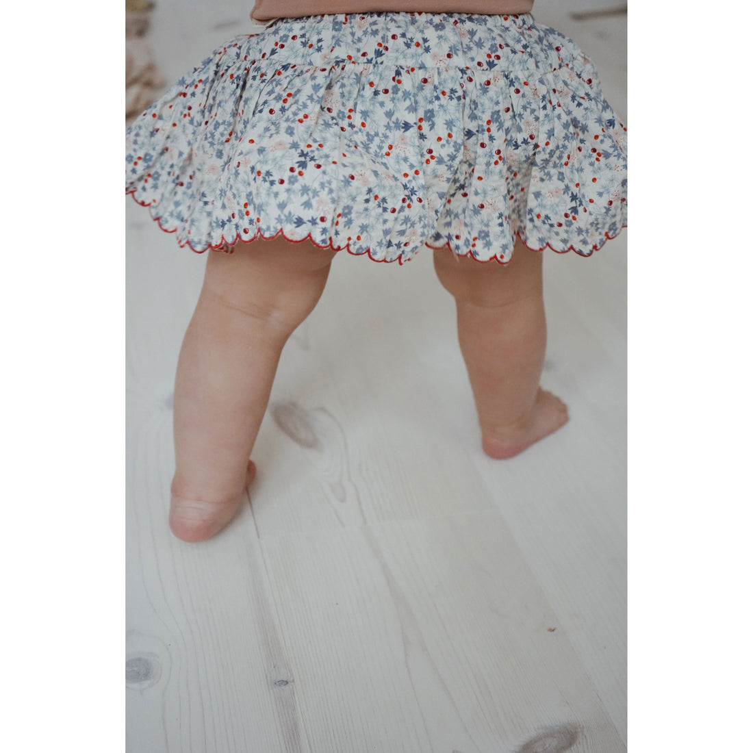 Konges Slojd bottoms Konges Slojd Rose Hip Blue Bitsy Frill Bloomers