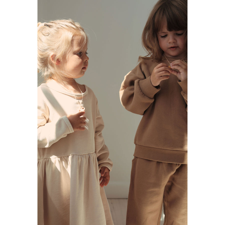Konges Slojd dresses Konges Slojd Smoke Gray Lou Sweat Dress