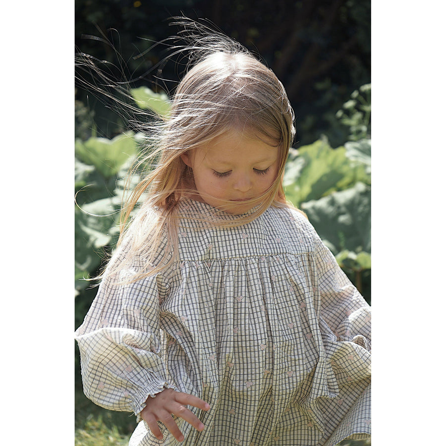 Konges Slojd dresses Konges Slojd Three Leaf Check Bitsy Dress