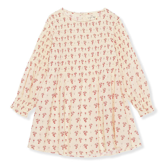 Konges Slojd dresses Konges Slojd Vintage Floral Red Lezzi Dress