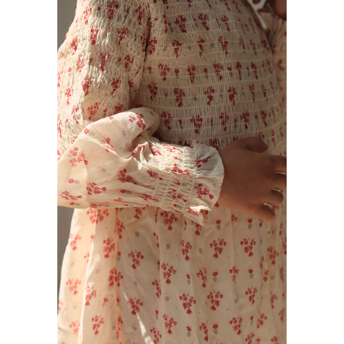 Konges Slojd dresses Konges Slojd Vintage Floral Red Lezzi Dress
