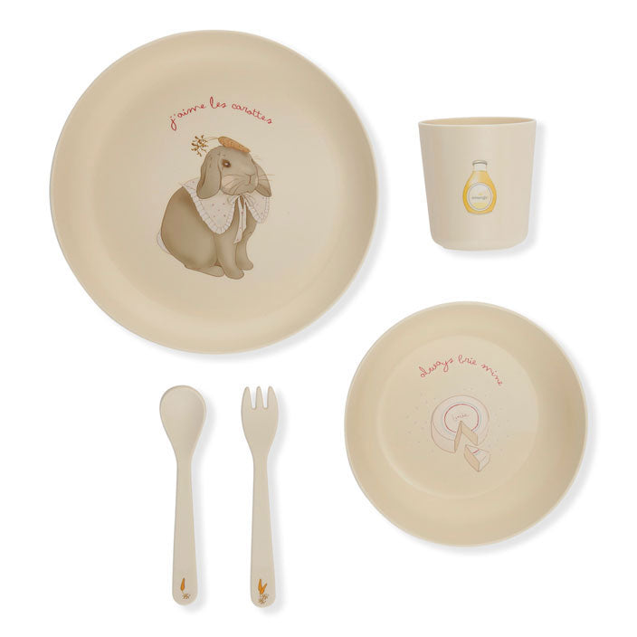 Konges Slojd home OS Konges Slojd Bunny Dinner Set