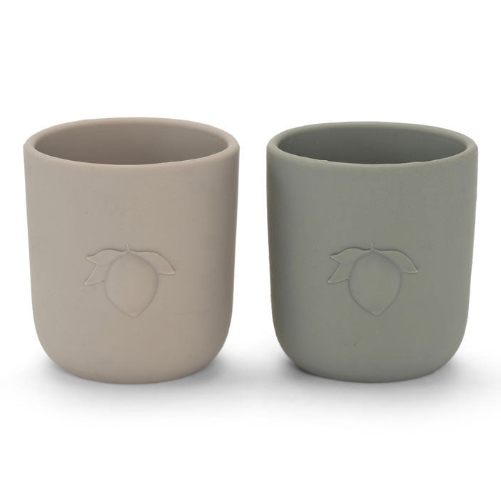 Konges Slojd home OS Konges Slojd Warm Grey/Whale 2 Pack Lemon Cups