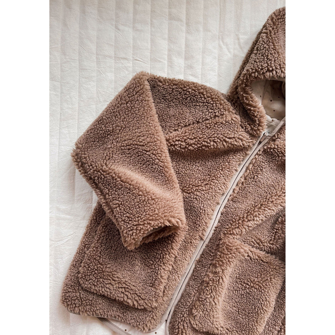 Konges Slojd Outerwear Konges Slojd Dark Brown Grizz Teddy Cardigan