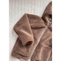 Konges Slojd Outerwear Konges Slojd Dark Brown Grizz Teddy Cardigan