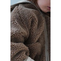 Konges Slojd Outerwear Konges Slojd Dark Brown Grizz Teddy Cardigan