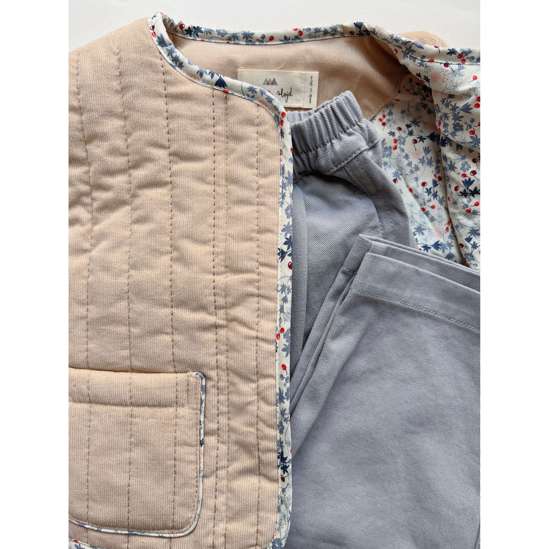 Konges Slojd Outerwear Konges Slojd Rose Smoke Hazel Quilted Jacket