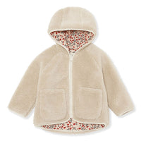 Konges Slojd Outerwear Konges Slojd Summer Sand Grizz Teddy Cardigan