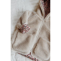 Konges Slojd Outerwear Konges Slojd Summer Sand Grizz Teddy Cardigan