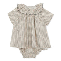 Konges Slojd rompers Konges Slojd Three Leaf Check Bitsy Romper