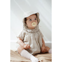 Konges Slojd rompers Konges Slojd Three Leaf Check Bitsy Romper