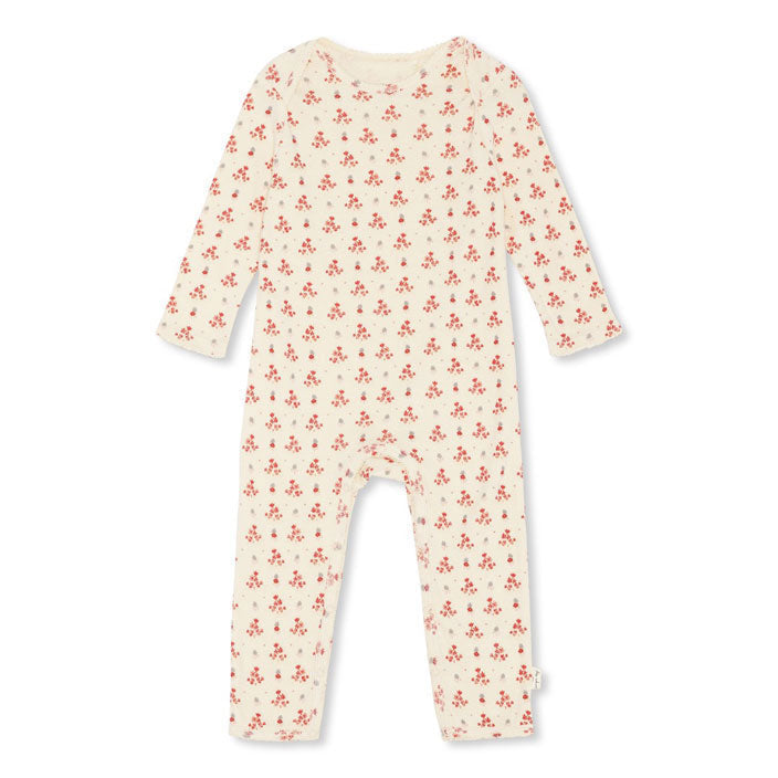 Konges Slojd rompers Konges Slojd Vintage Floral Red Classic Onesie