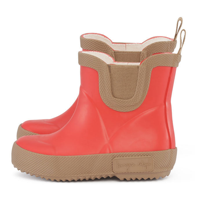 Konges Slojd shoes Konges Slojd Fiery Red Welly Rubber Boots Solid