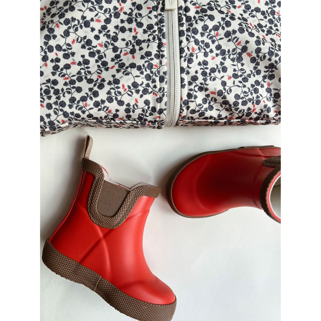Konges Slojd shoes Konges Slojd Fiery Red Welly Rubber Boots Solid