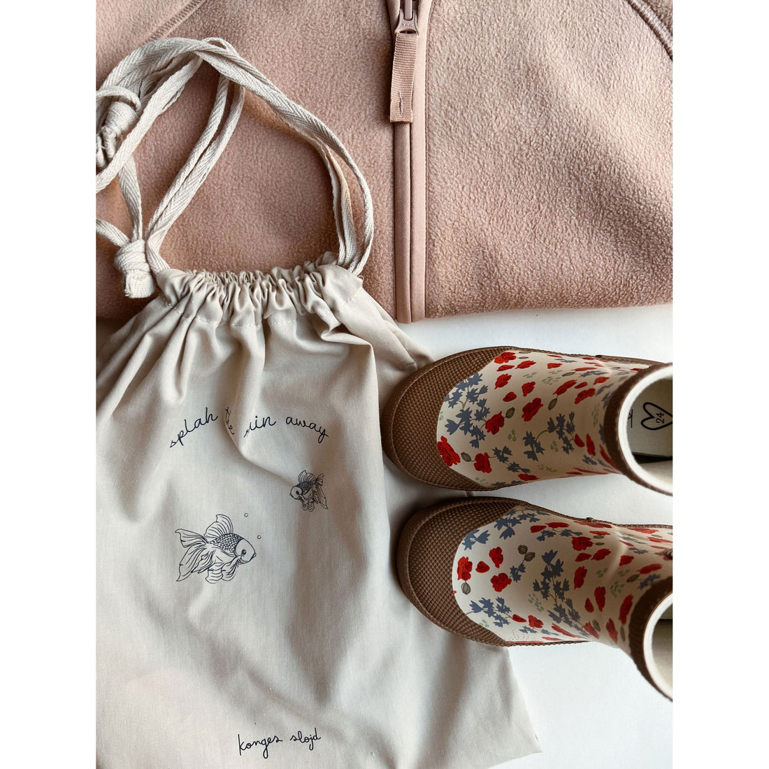 Konges Slojd shoes Konges Slojd Poppy Welly Rubber Boots Print