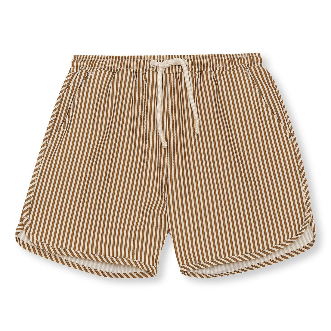 Konges Slojd swim Konges Slojd Bronze Brown Asnou Swimshorts Printed Stripe