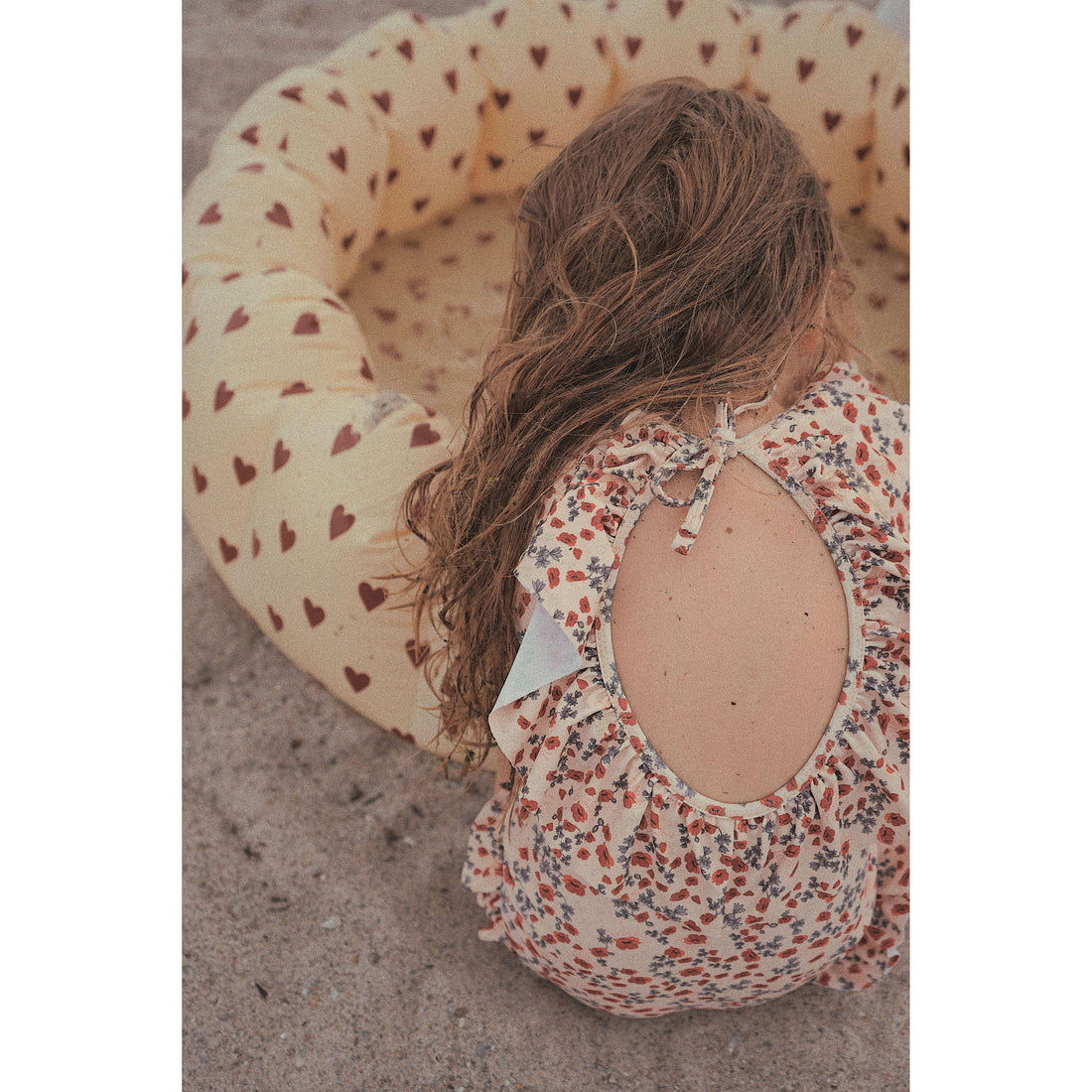 Konges Slojd swim Konges Slojd Poppy Manuca Ls Frill Swimsuit