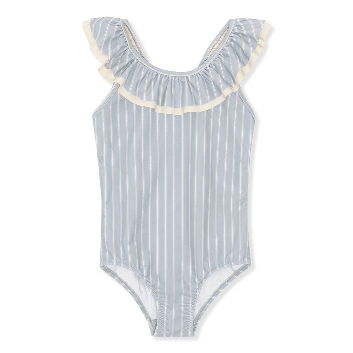 Konges Slojd swim Konges Slojd Sailor Stripe Moule Frill Swimsuit