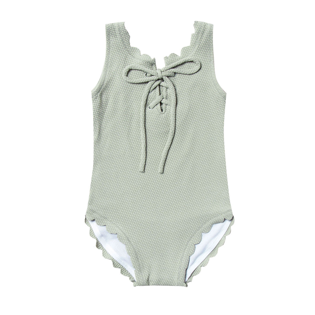 Rylee and Cru Seafoam Laced Onepiece