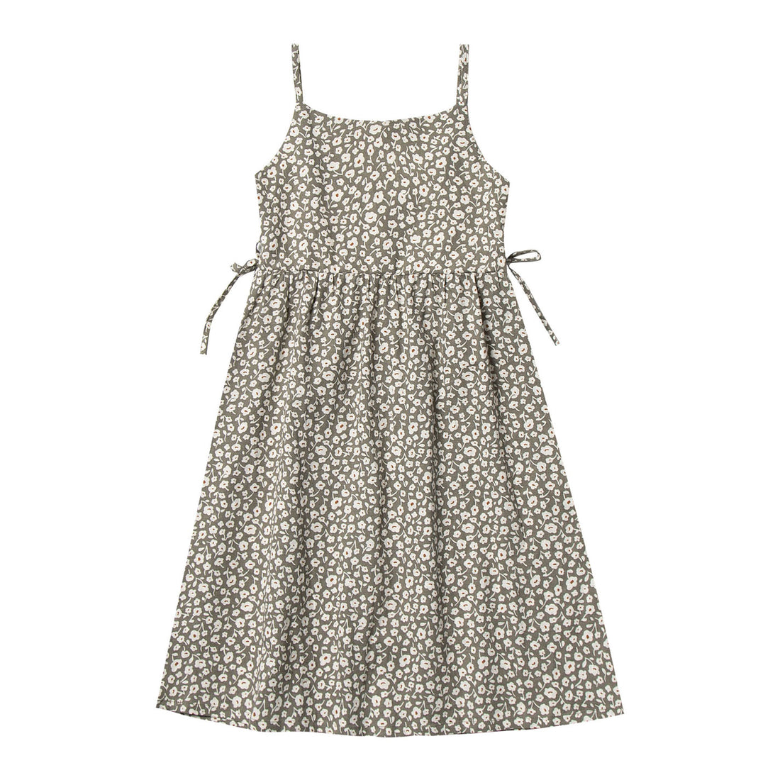 Rylee and Cru Olive Flora Lacy Dress